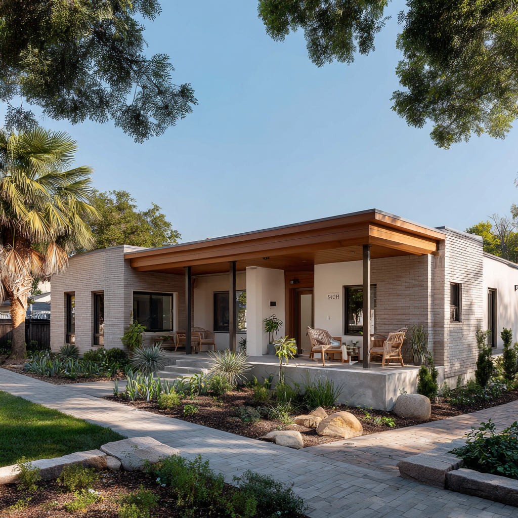 Meditation garden and outdoor spaces at NLSA Helpline